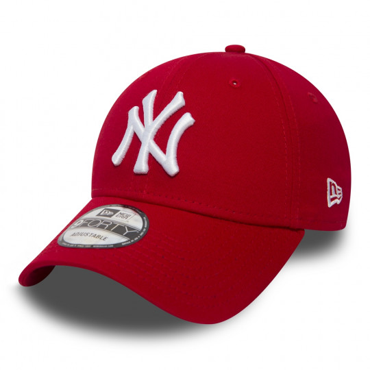 NEW ERA - CASQUETTE 9FORTY LEAGUE BASIC NEW YORK YANKEES ROUGE BLANC - OFFSHOES.FR rouge
