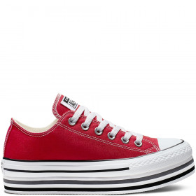 converse platform rouge