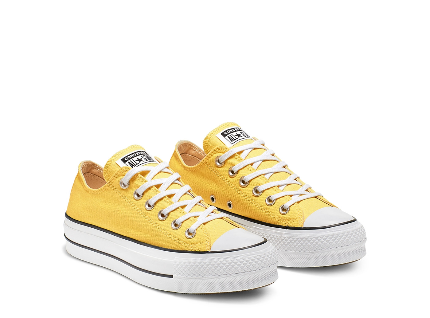 converse platform jaune