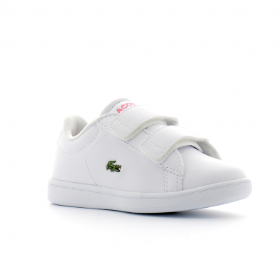 LACOSTE - CARNABY EVO blanc-rose 37sui0012-b53