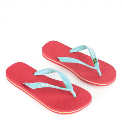 Tong pour enfant Brasil Logo rose-bleu 4110850/0579