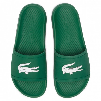 lacoste croco slide vert 37cma0018-1r7