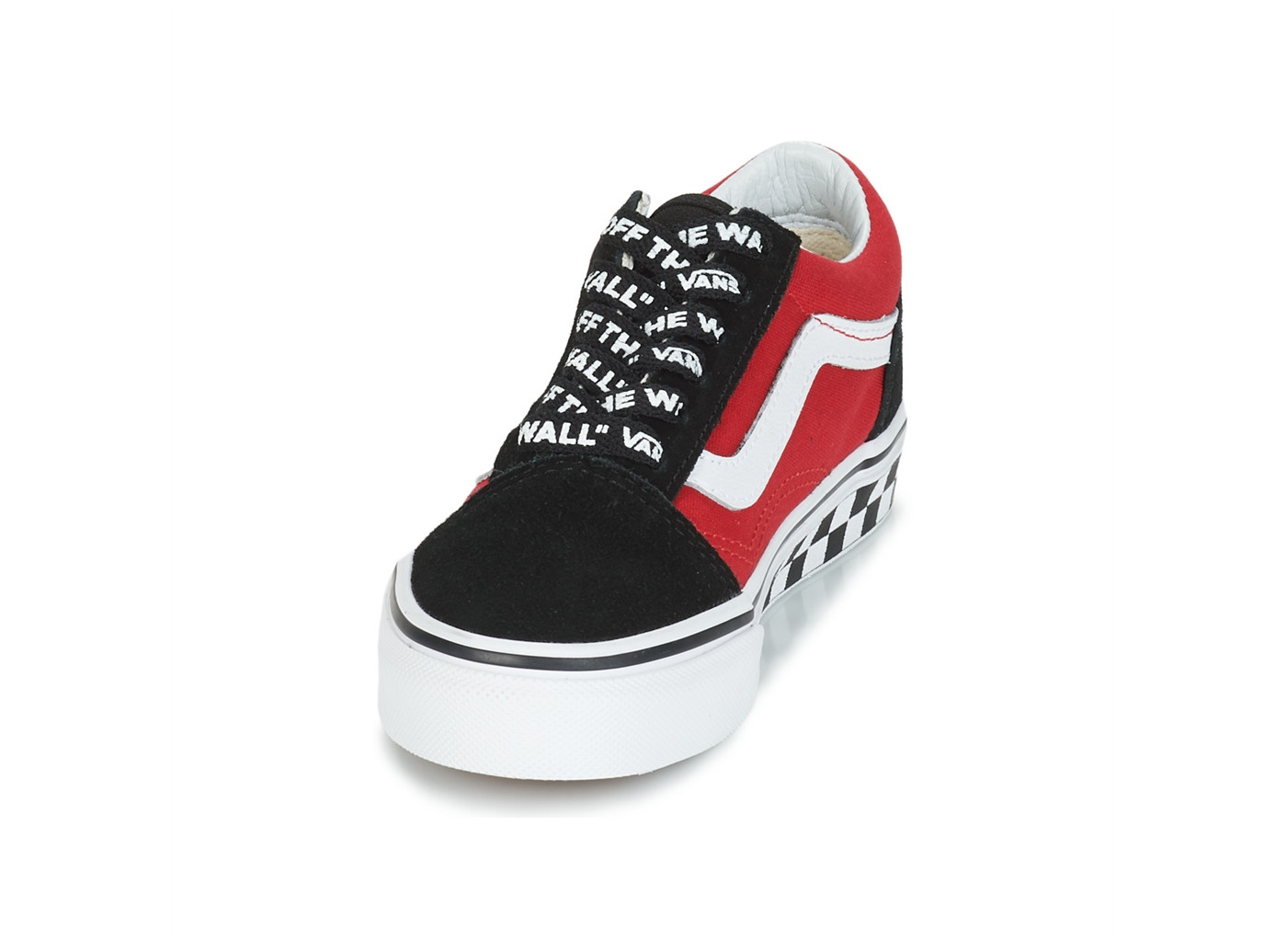 vans rouge et noir