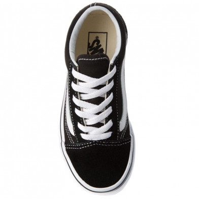 Chaussures basses à lacet pour enfant Old Skool noir-blanc vn000w9t6bt