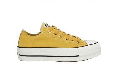 converse plateforme jaune