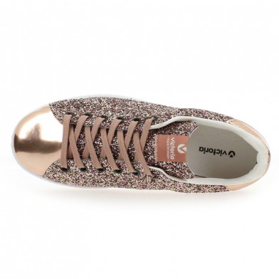 VICTORIA BASKET 112558 - OFFSHOES.FR rose