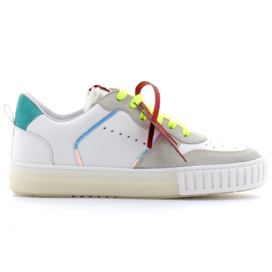 Basket mode basse à lacet pour femme VERSIONE blanc er2134