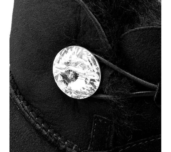 UGG 1016554 Mini Bailey Button Blingブラック UGG® Mini Bailey Button Gem for Women | UGG®