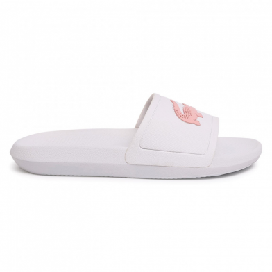 lacoste croco slide blanc 37cfa0005-1y9