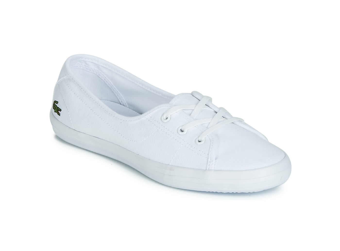lacoste ziane chunky white leather court trainers