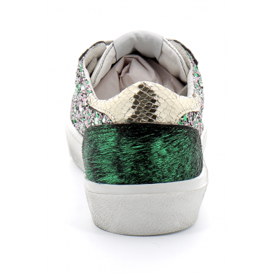 Basket mode basse à lacet pour femme ELISE multicolore 4522