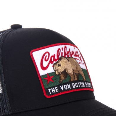 casquette VON DUTCH baseball avec filet noir vd/0/cas1/cal2