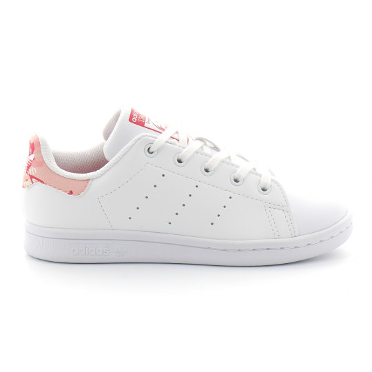 adidas stan smith white-pink fv7406----