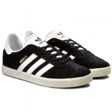 Chaussures de sport gazelle pour enfant noir bb2502
