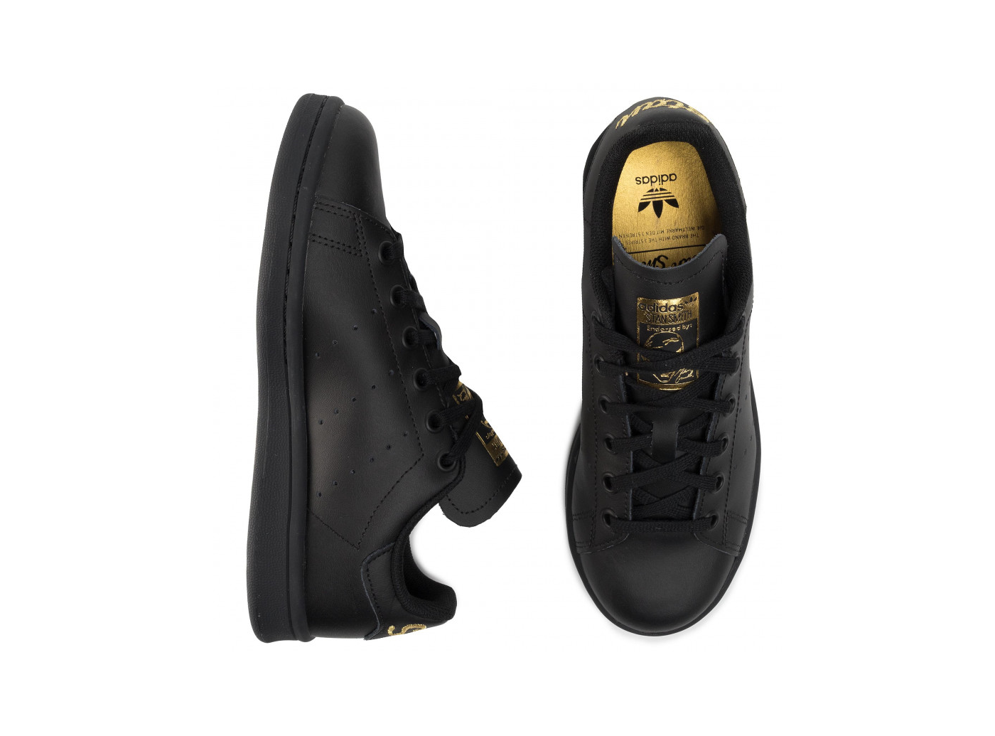 stan smith noir et or
