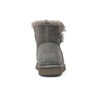 ugg mini bailey button bling grey 1016554