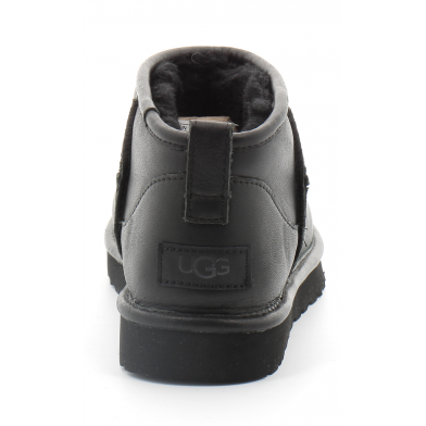 ugg ultra mini leather black 1117534