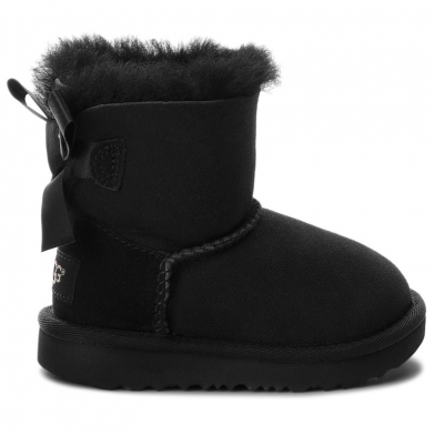 ugg mini bailey bow ii kids black 1017397t