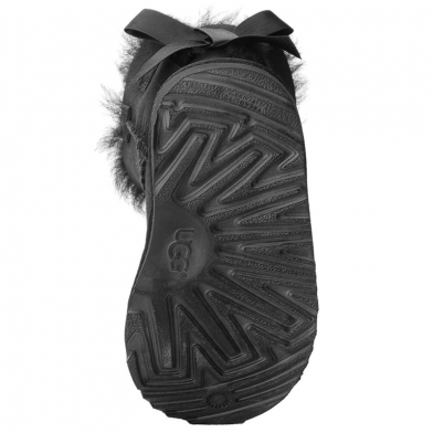 ugg mini bailey bow ii kids black 1017397t