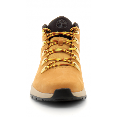 Basket mi-haute à lacets pour homme en jaune Sprint Trekker wheat mn.