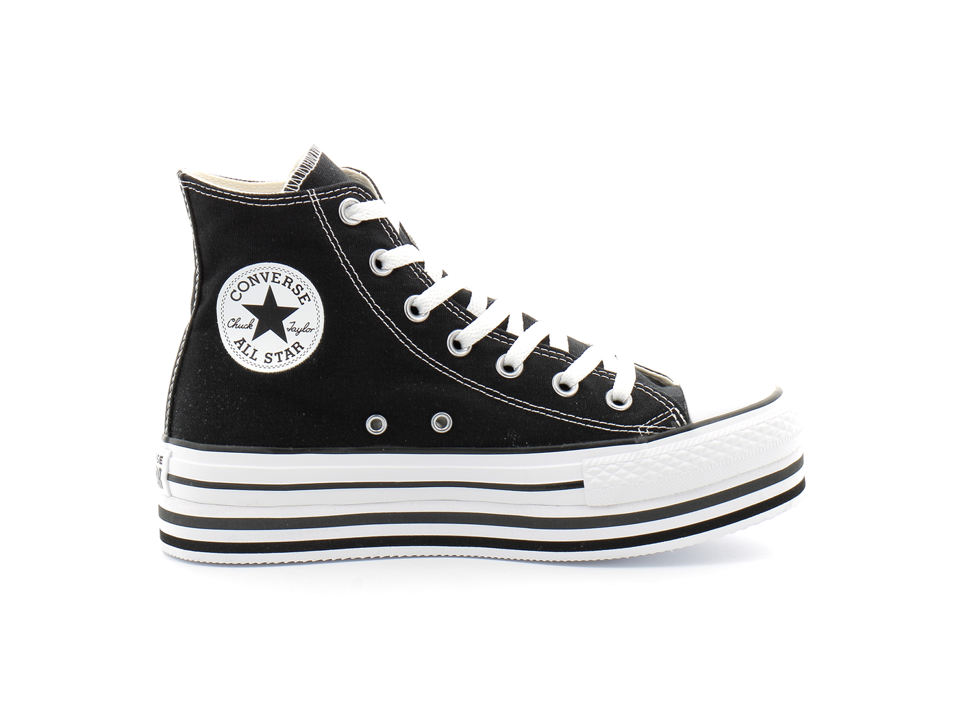 Converse Chuck Taylor All Star Eva Lift Hi Noir 564486c 3905