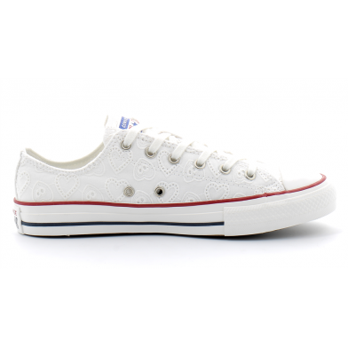 converse chuck taylor all star - ox blanc 671098c