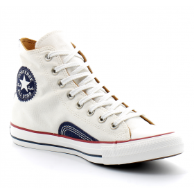 converse blanche oeillet doré