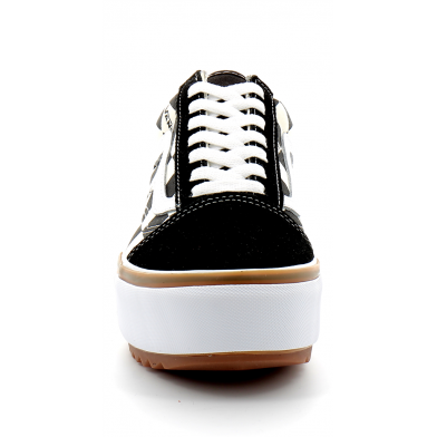 vans old skool stacked noir-blanc vn0a4u15vlv1