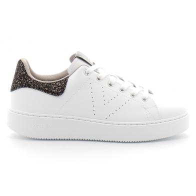 victoria basket a plateform 1260139 blanc-noir negro