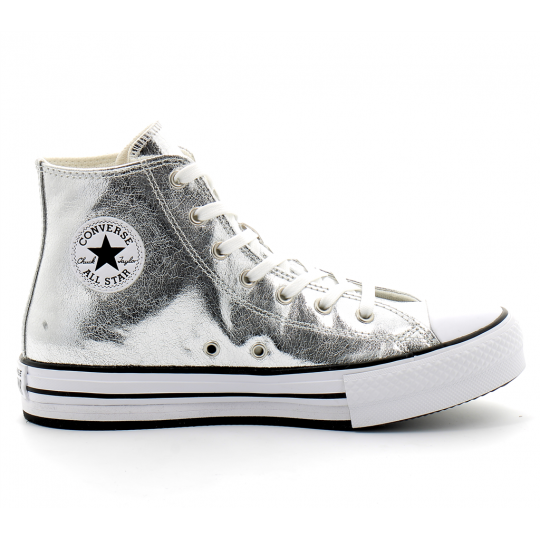 converse chuck taylor all star eva lift - hi argent 670547c