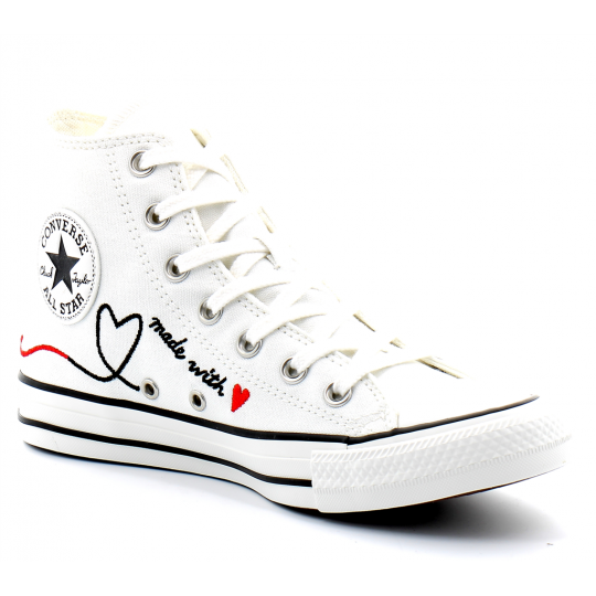 converse chuck taylor all star - hi blanc 171159c