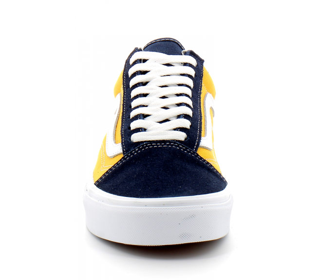 vans chaussures old skool bleu-jaune vn0a3wkt4pl1
