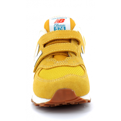 Chaussures de sport à scratch pour enfant PV574 jaune pv574hb2