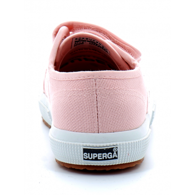 Tennis basse à scratch pour enfant COTJSTRAP CLASSIC rose pers0003e0-2750-cotjstrap-915
