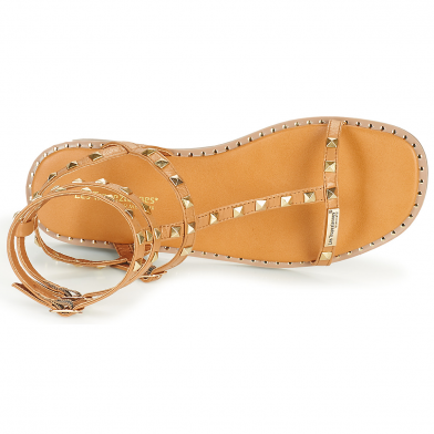 Sandales pour femme bride cheville Coralie tan 27699