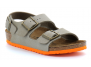 birkenstock milano junior taupe-orange 35183