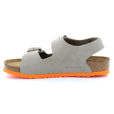 Sandale pour enfant milano taupe-orange 35183