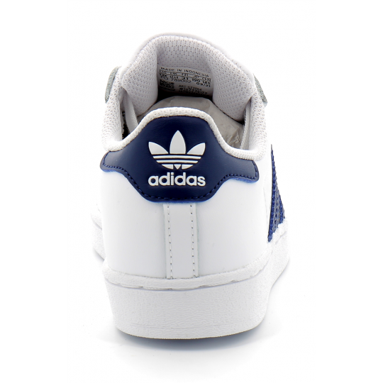 adidas superstar white-blue gz2884----
