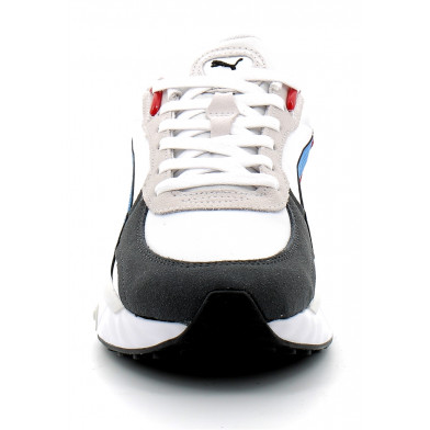 puma wild rider rollin blanc-bleu 381517-04