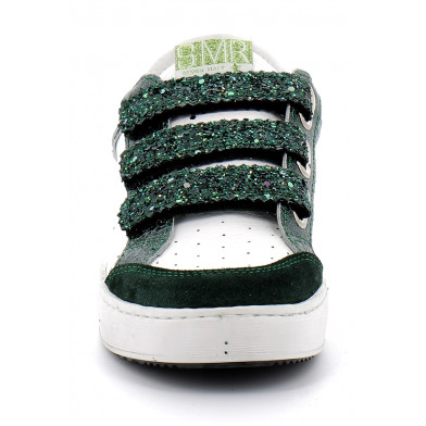 Basket mode basse à scratch pour femme GAREN vert 6456