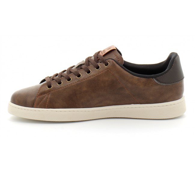 basket marron femme