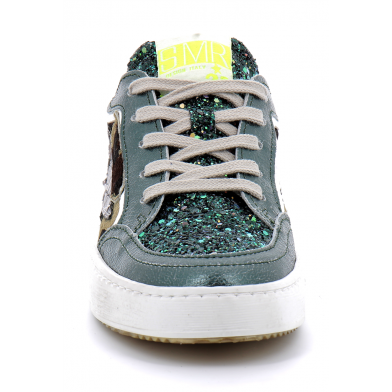 Basket mode à lacet pour femme ARTO vert camo 6365