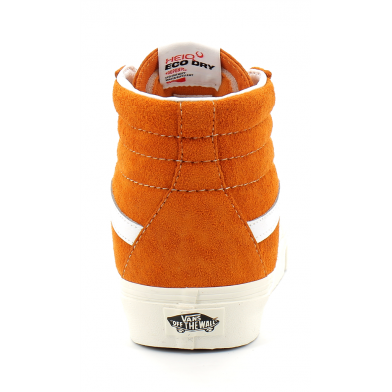 Chaussures montantes à lacets pour adulte en daim Sk8-Hi orange vn0a32qg9fz1