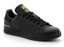 adidas chaussure stan smith noir fluo jaune h00326---- baskets-homme