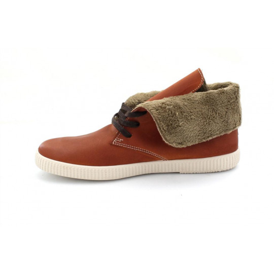victoria chaussures montantes cuir teint fourrées cuero