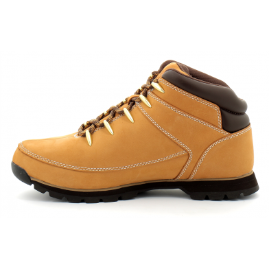 Bottine mi-haute à lacets pour homme en jaune Euro Sprint wheat mn.