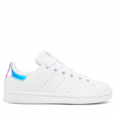 Chaussures de sport stan smith pour enfant blanc-neon fx7521