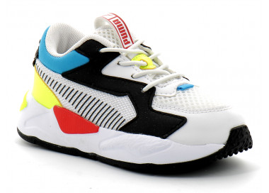 puma baskets puma rs-z core blanc/bleu/noir 384728-01