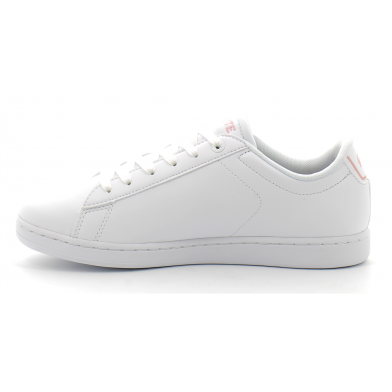 lacoste carnaby blanc-rose 42suj0002-1y9