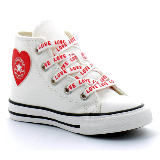 chuck taylor all star vintage white/university red a01580c